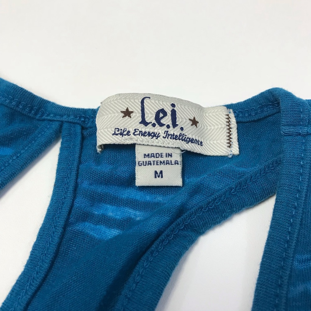 [LEI] Semi-Sheer Keyhole Racerback Tank - Picture 4 of 8